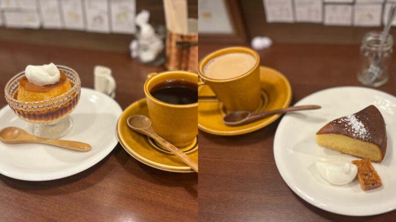 CORITA CAFE のスイーツとコーヒー
