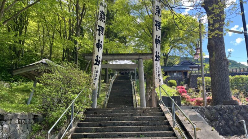 あつみ温泉の熊野神社